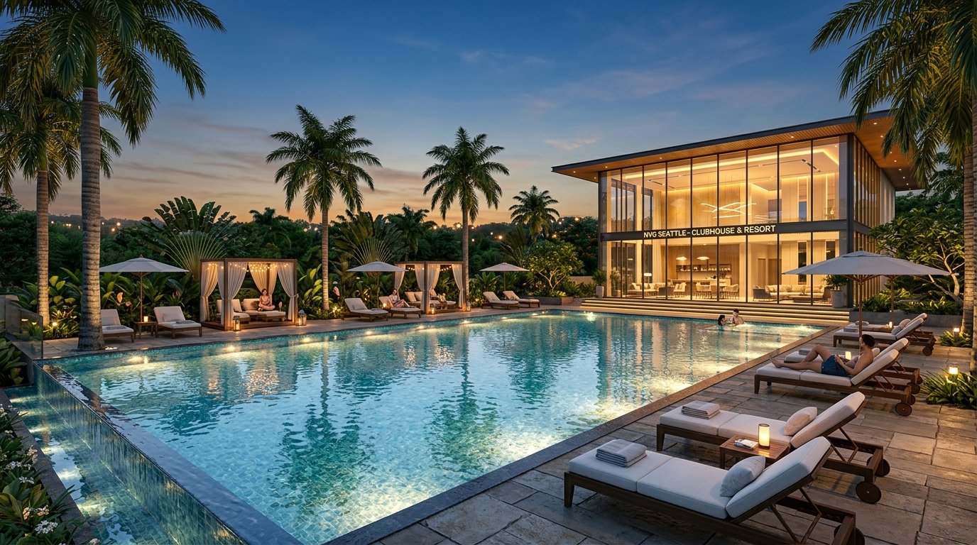 NVG Seattle Luxury Resort Swimming Pool and Clubhouse