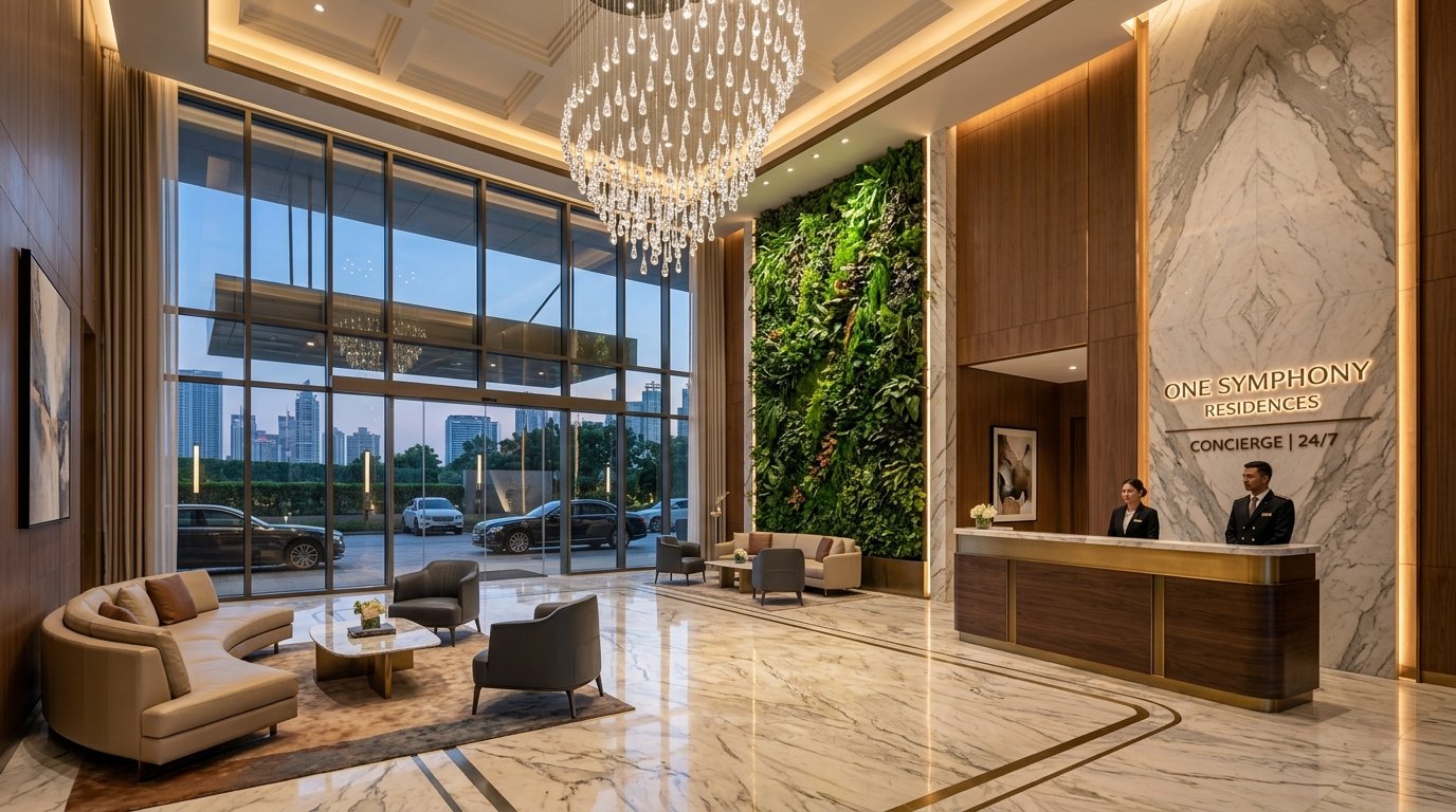 Double Height Grand Lobby